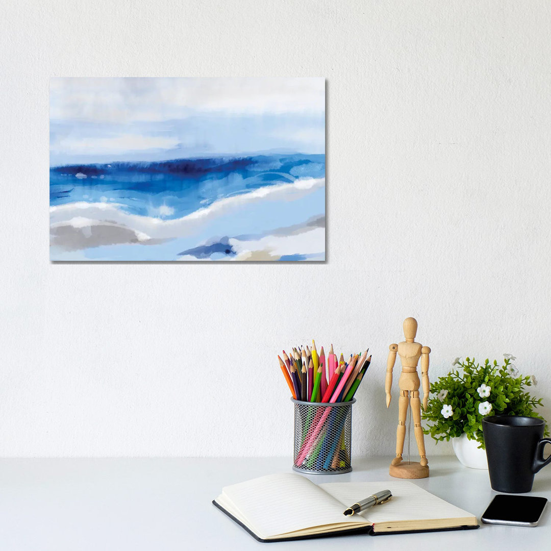 Day At The Beach, Coastal Dreams von Thomas Little - Giclée auf Leinwand ohne Rahmen