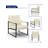 Upholstered Modern Accent Chair with Metal Frame-1657478159