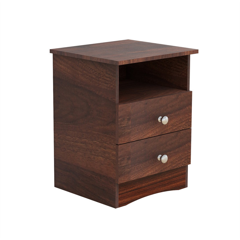 17'' W Nightstand, Brown