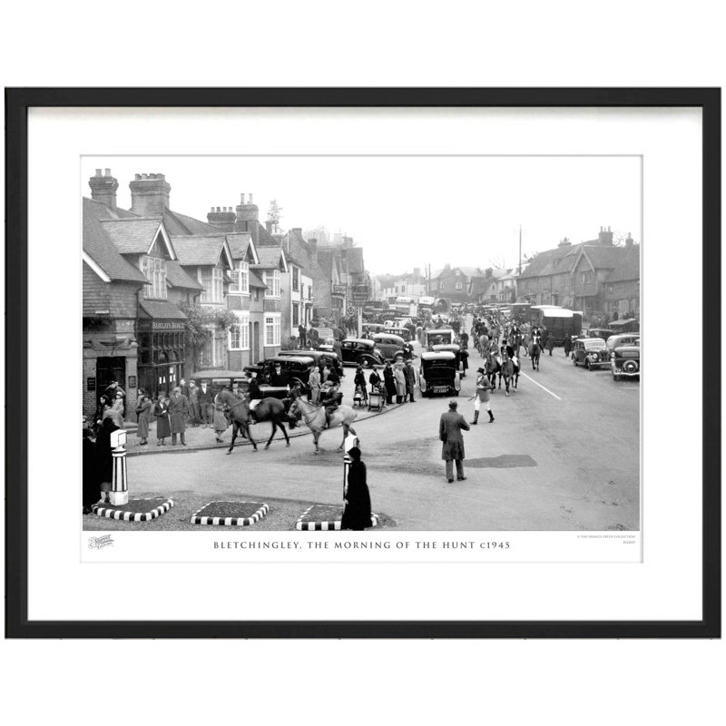 Bletchingley, The Morning Of The Hunt C1945 by Francis Frith - Single Picture Frame Print, 28cm H x 36cm W x 2.3cm D