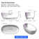 Cpingao 66.93'' x 30.71'' Freestanding Soaking Solid Surface Bathtub