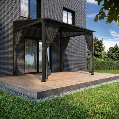 Izziah 9.8 Ft. W x 7.8 FT. D Steel Patio Gazebo