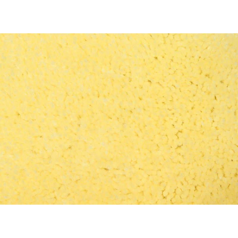 Tapis de bain antidérapant en nylon doux Mccluney, L 30 po x L 50 po, Caoutchouc jaune canard