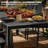 11 - Person 95'' W X 40'' D Aluminum Patio Dining Set With Stackable Armchairs And Umbrella Hole-1359468171