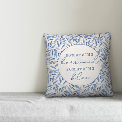 Something Borrowed Floral Throw Pillow