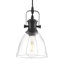 Luminaire suspendu noir pour îlot de cuisine 2 pièces, luminaire suspendu Farmhouse, luminaire suspendu industriel en verre transparent, luminaire suspendu de cuisine de 6,5 pouces au-dessus d'un îlot de cuisine-119562798