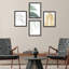 «Green Gold Forest», ensemble de 4 impressions murales collage sur feuilles, impression encadrée sur papier, 4 pièces-93012177-93012180