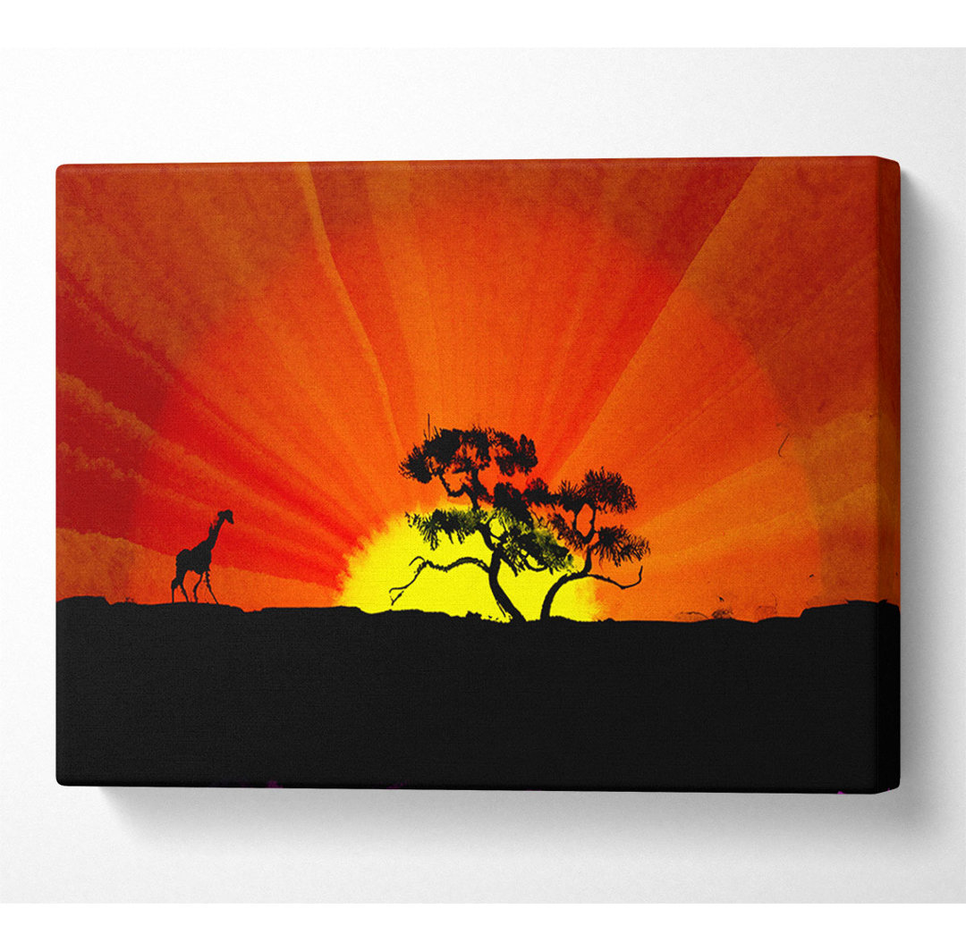 African Sunblaze - Kunstdrucke auf Leinwand - Wrapped Canvas