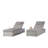 Outdoor Chaise Lounge Chair Set of 2 with Patio Pool Chairs Tanning Lounges for Outside,Beach Rattan Recliners with Adjustable Backrest,Cushion for Poolside Backyard Garden-1003512116