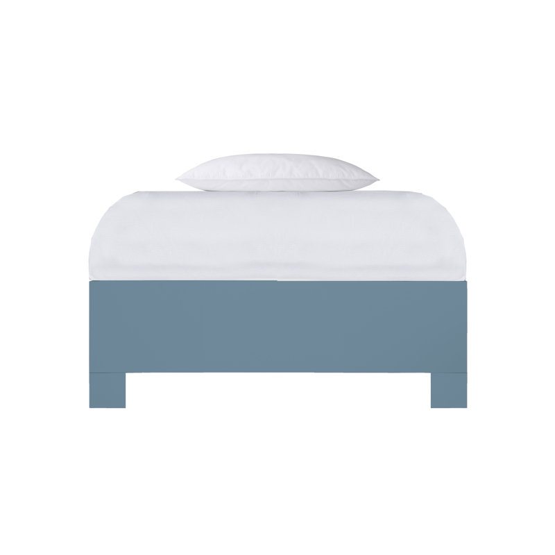 Infinity Low Profile Platform Bed, Twin, Regatta Blue