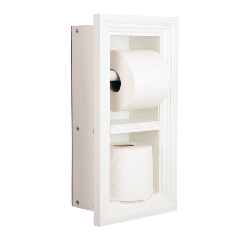 Porte-papier hygiénique Butler, Émail blanc