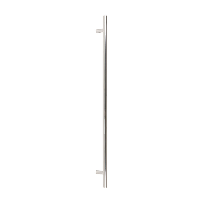 SS (316) 1.2m T Bar Handle Secret Fix 32mm Ø, Polished Chrome