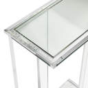 Interlude Mercer Glass Top Frame End Table | Perigold