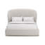 Upholstered Wingback Bed-1872791395