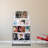 Simlai 44" H 4 Tier Free Standing Magazine Rack with Casters