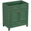 Meuble-lavabo en bois massif et salle de bain, style rétro, 30 po, vaste espace de rangement pour les produits de salle de bain