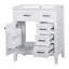 Meuble-lavabo 36 po avec lavabo, armoire de salle de bain verte avec tiroirs, structure solide et panneau de fibres à densité moyenne (ancien numéro de référence: JL000007AAG)-1201415158