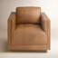Kiera Swivel Chair, Palermo Cognac-1214030108