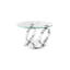 Aundrea Extendable Glass Coffee Table