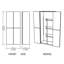Plastic Single Storage Cabinet ( 165cm H x 70cm W x 39cm D)