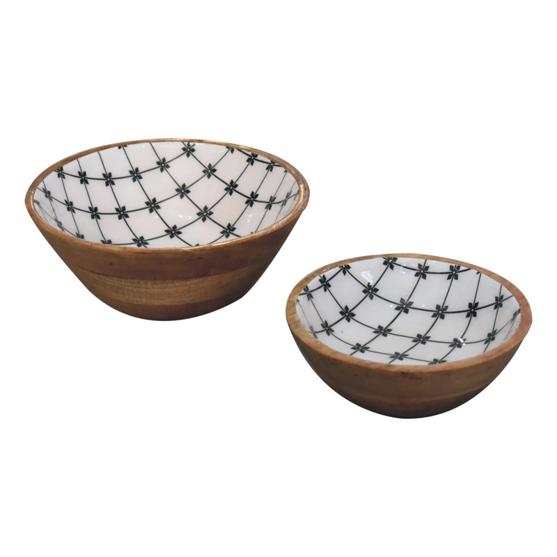 Solis Handmade Wood Decorative Bowl 2