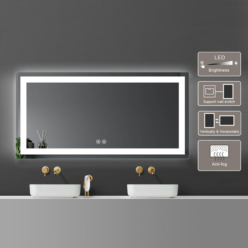 Miroir mural Giovany, 70 po x 32 po