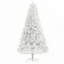 Arbre de Noël artificiel de 6 pi avec 1000 extrémités de branches, ouverture automatique, base en acier, décoration de Noël polyvalente pour la maison et le bureau, blanc