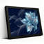 «Glowing Blue Leaves with Smoke and Stars», art mural sur toile-1447029140