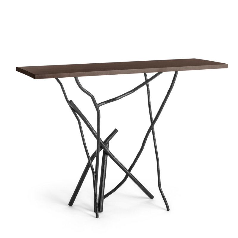 Brindille 46" Console Table, Espresso, Black