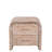 Fratcher Modern Wood Side Table with Waterfall Edge and Single Drawer – Sculptural Nightstand or End Table with Drawer Storage
