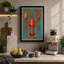 Centered Lobster Retro - Wrapped Canvas-1542228145-1542228150