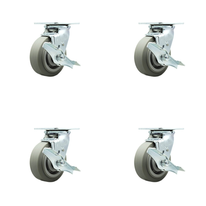 Thermoplastic Rubber Caster