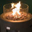 Table de foyer d'extérieur au propane avec couvercle Janora H 25 po x l 16 po