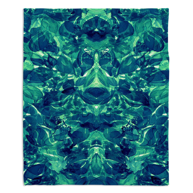 Couverture sherpa enchanted forest x doux, l 68 po x L 80 po