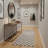 Chuby Checkered Machine Washable Cream / Off White / Petrol Blue Area Rug-738419580-739741787