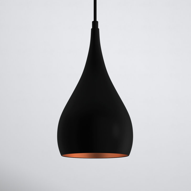 Barok 1 - Light Single Pendant, Black