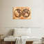 «Rustic Hemispheres Map» sur toile-617475177