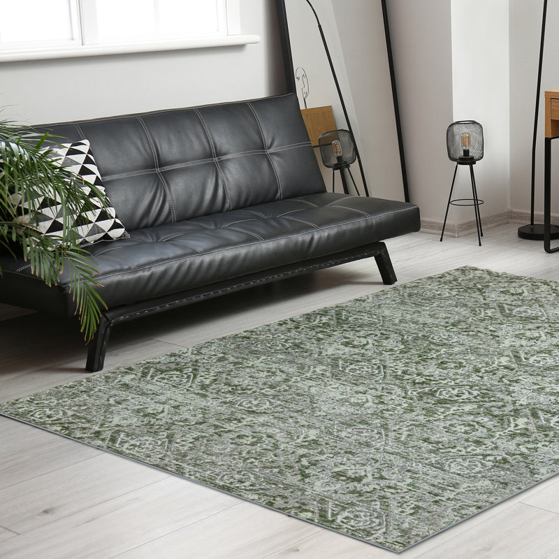 Tapis vert Aidy 1244, Rectangle 3 pi 3 po x 4 pi 11 po