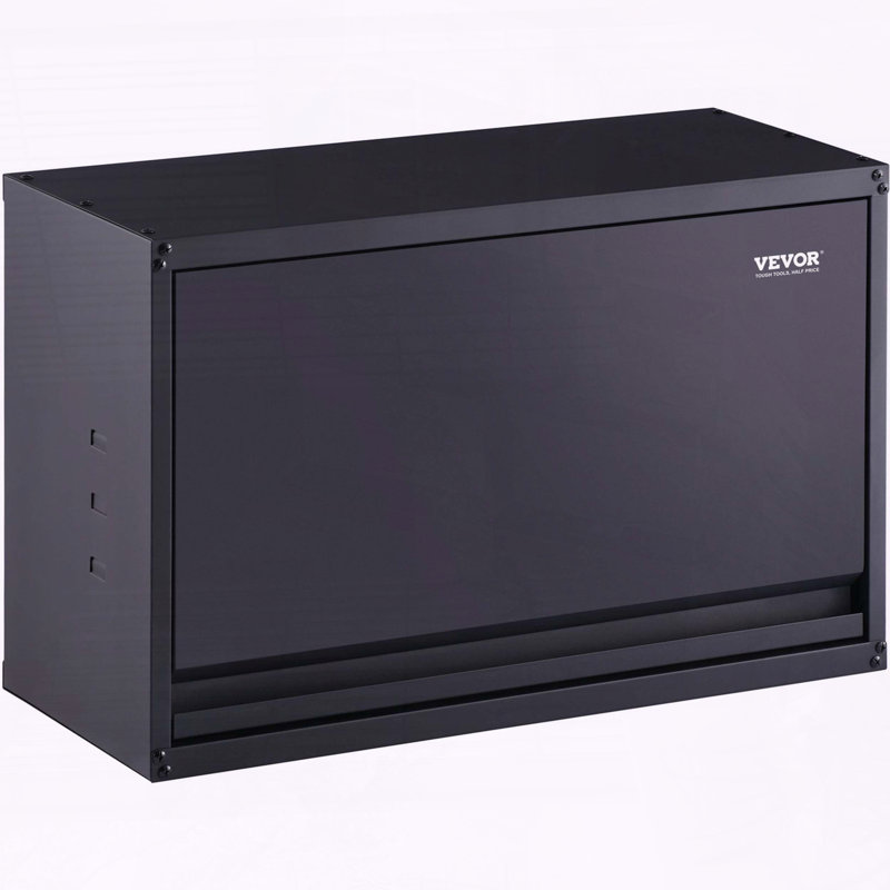 Metal Storage Cabinet with Adjustable Shelf, 20" Tall Wall-Mounted