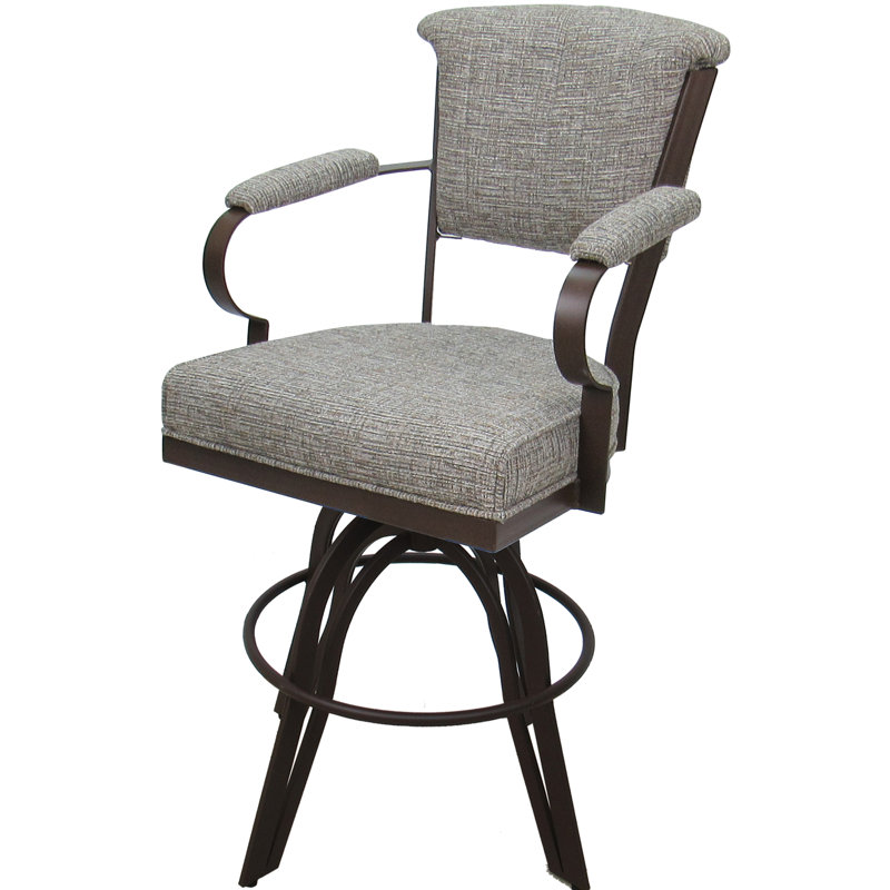 Tabouret de bar Vickky, Brun