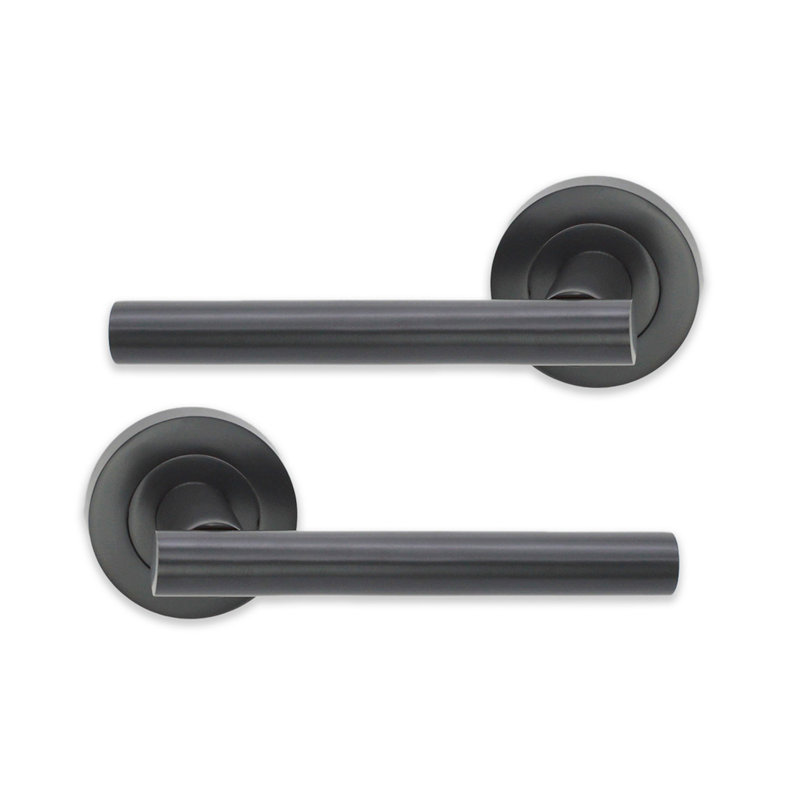 Jura Lever Door Handle Gun Metal Grey