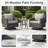 Arlene Outdoor Wicker Swivel Rocker Chair With Cushions(Set Of 4)-1666489929