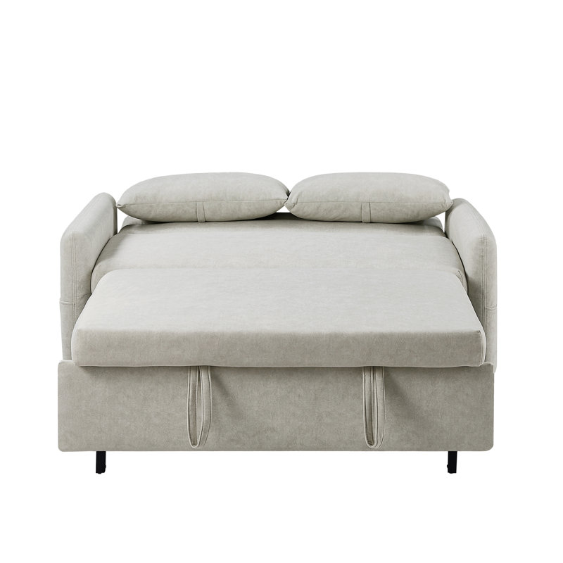 Canapé-lit avec canapé-lit 55,1 po, Beige