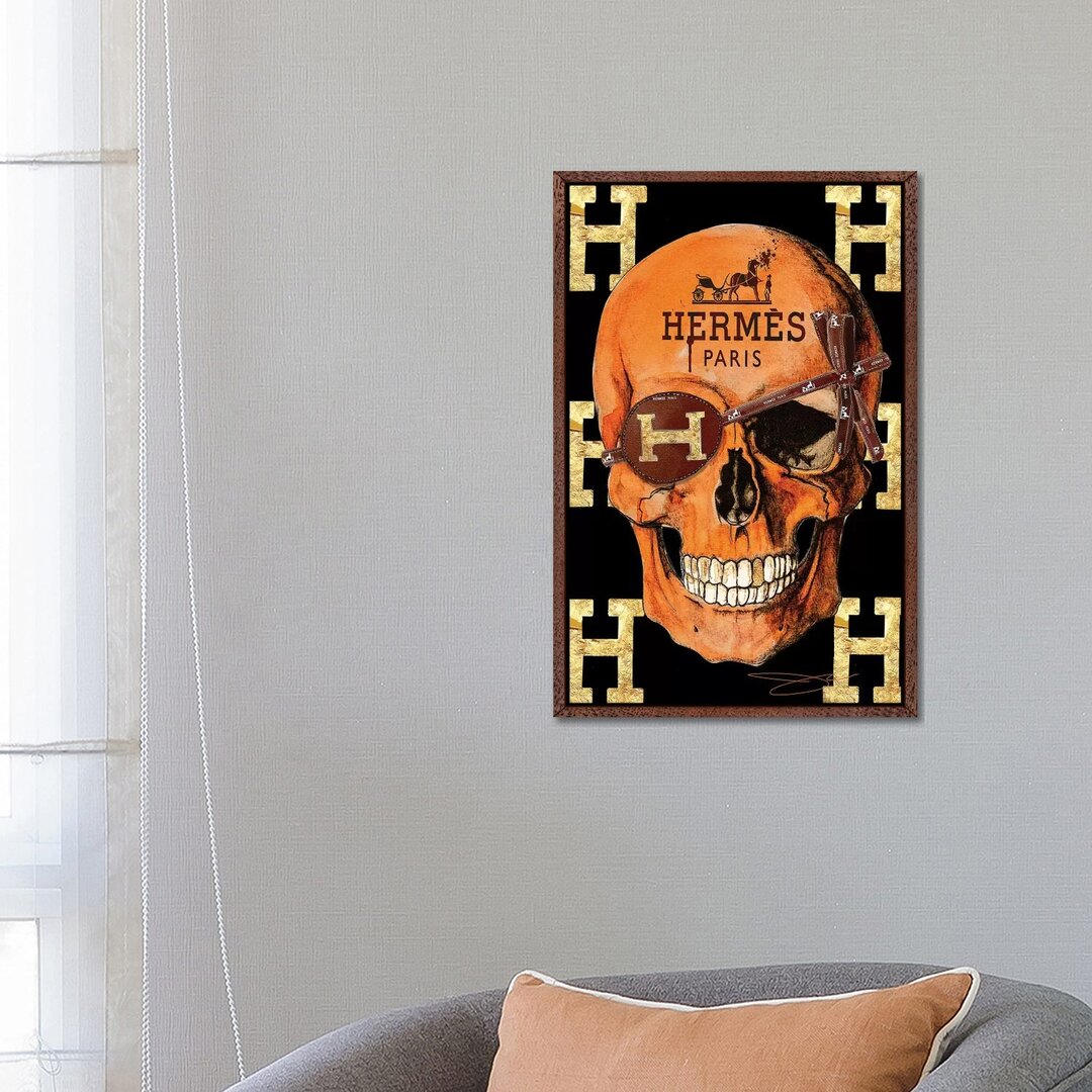 Leinwandbild Hermes Skull