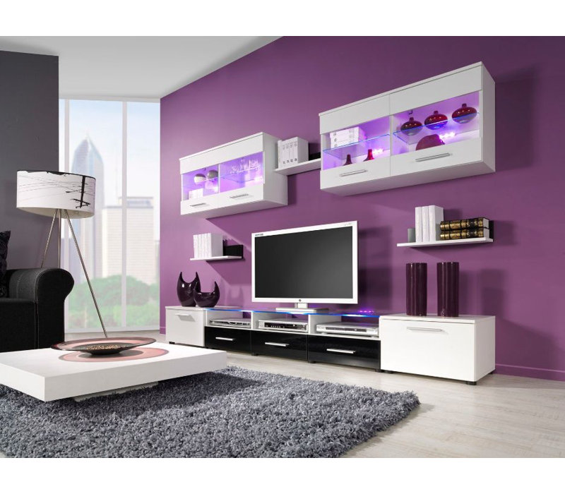 Bachisia Unfinished Floating Entertainment Centre for TVs up to 88"