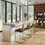 Tabouret de bar et de comptoir en velours Walsh-1094030938-1094030937