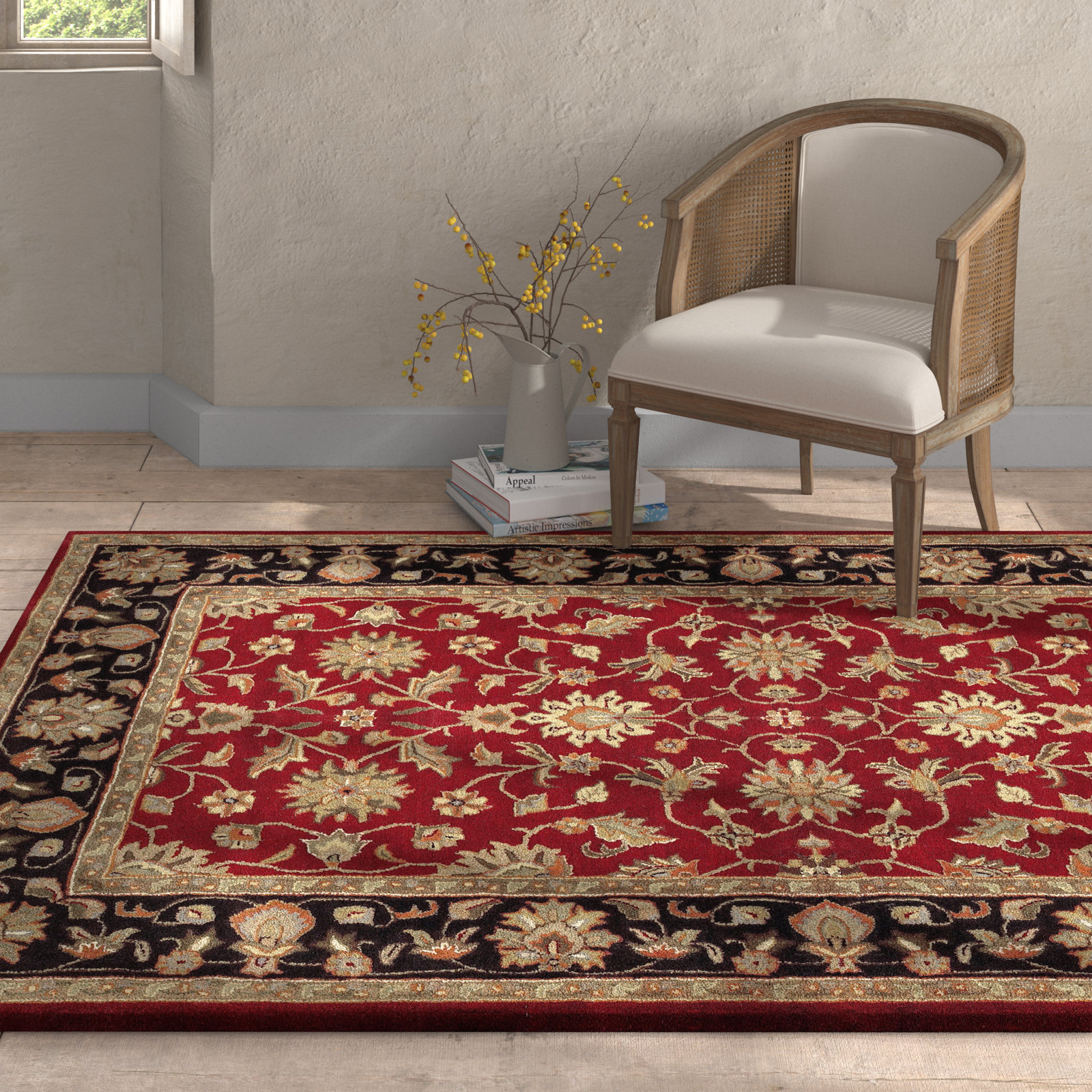 Byler Handmade Wool Rug, Rectangle 8' x 11'