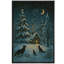 Hiver, art mural, impression sur toile encadrée, décoration de Noël-118759340-118759341