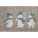 Premium Machine Washable Ingrassellino AMF1826 Happy Snowmen Holiday Rug