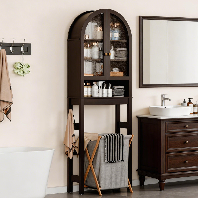 Over The Toilet Storage Cabinet For Bathroom, Espresso